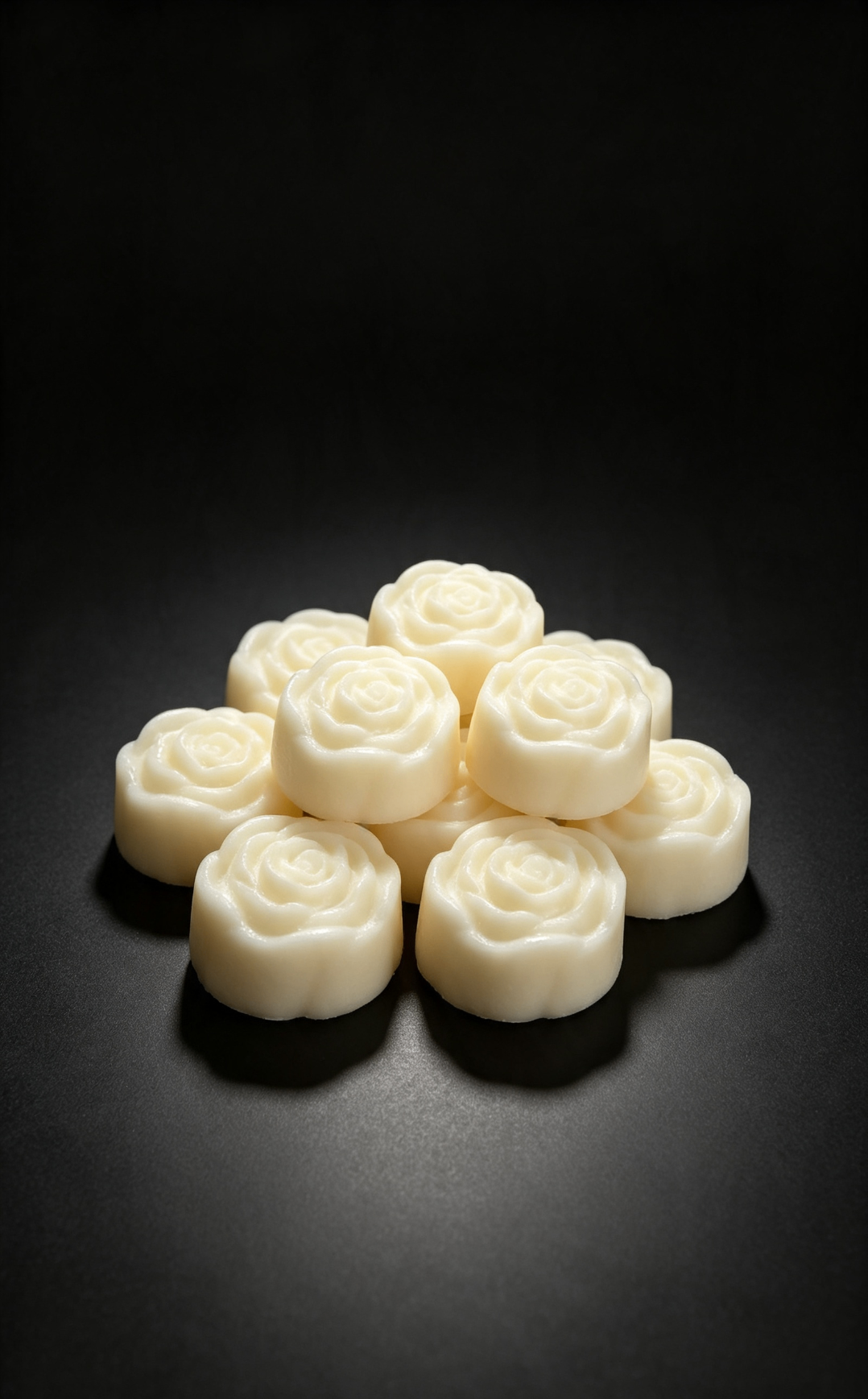Rose shaped wax melts